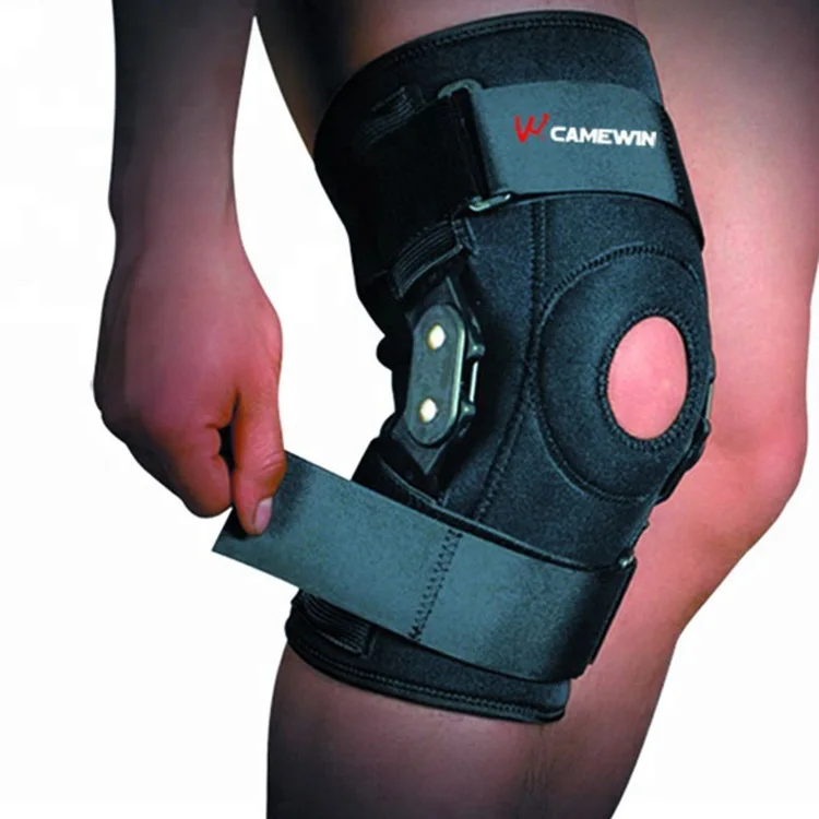 

Hinged Orthopedic Compression Knee Support, Black