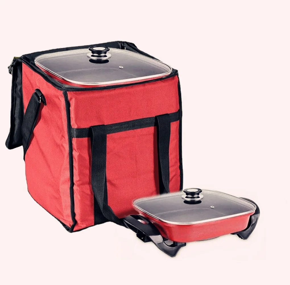 

Custom Thermal Waterproof Polyester Dutch Oven Carry Storage Bag Personal Food Warmer Heat Insulated Casserole Carrier, As picture or as your request