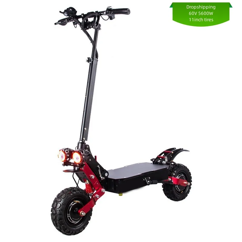 

EcoRider 11 inch 5600W 60V Foldable Off-road Mobility E Scooter duel motor Adults Electric Scooters