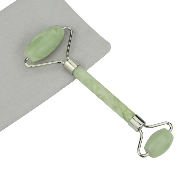

Facial Roller Double Neck Massager Gemstone Jade Body Healthcare Massage 100% Natural Jade 1-3days 2pcs Directly Factory