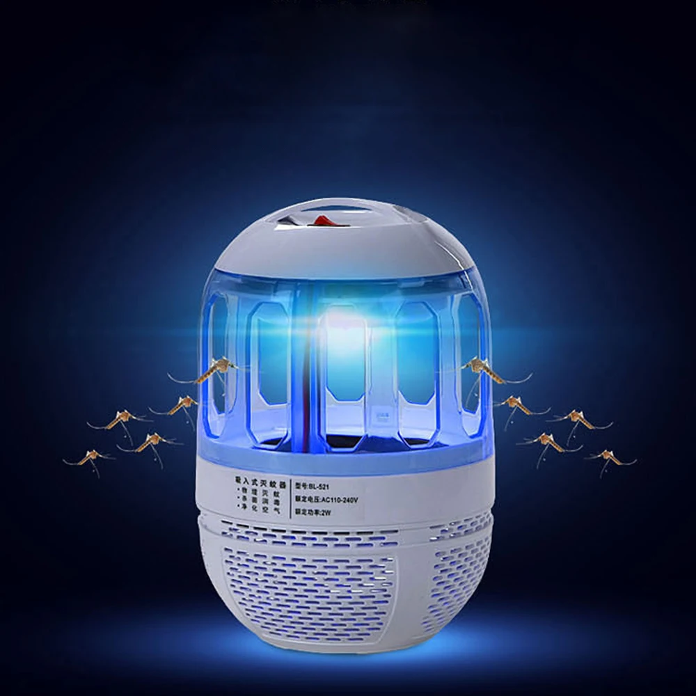 

LED Electric Mosquito Killer Lamp DC5V USB Powered Bug Zapper Trap Lamp Insect Anti Mosquito Repeller Light