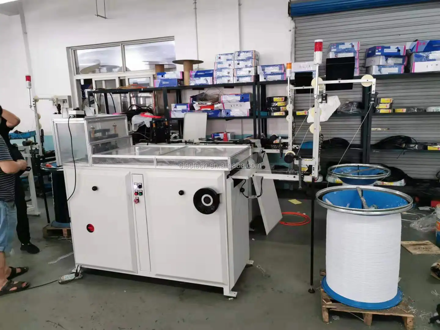 Automatic Double Loop Wire Forming Machine Double Coil Binding Wire