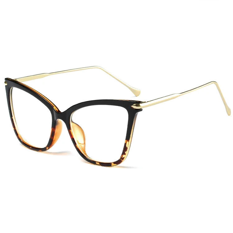 

New Arrivals Custom Logo Women Fashion Eyeglasses Frames Cat Eye Spectacle Frames