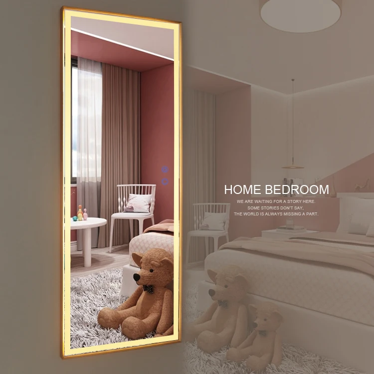 

Large full length Decorative dressing cosmetic lighted vanity makeup mirror
