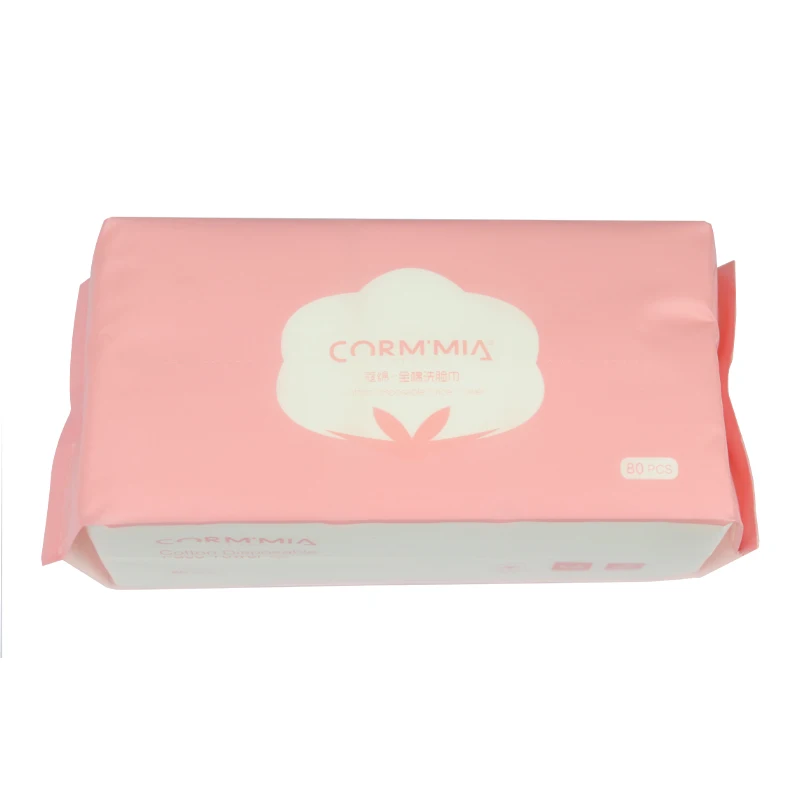 

Free Sample Wholesale 80 Count Disposable Soft Dry Cotton Wipes