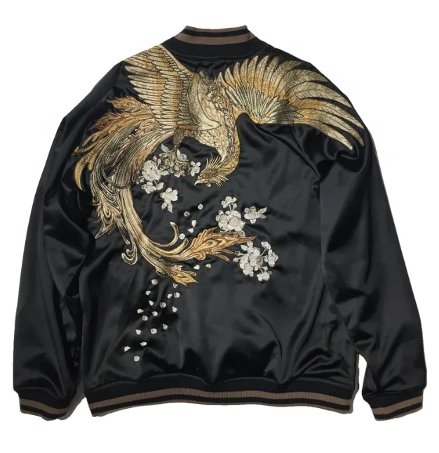 

Phoenix Sukajan Souvenir Jacket, Blue