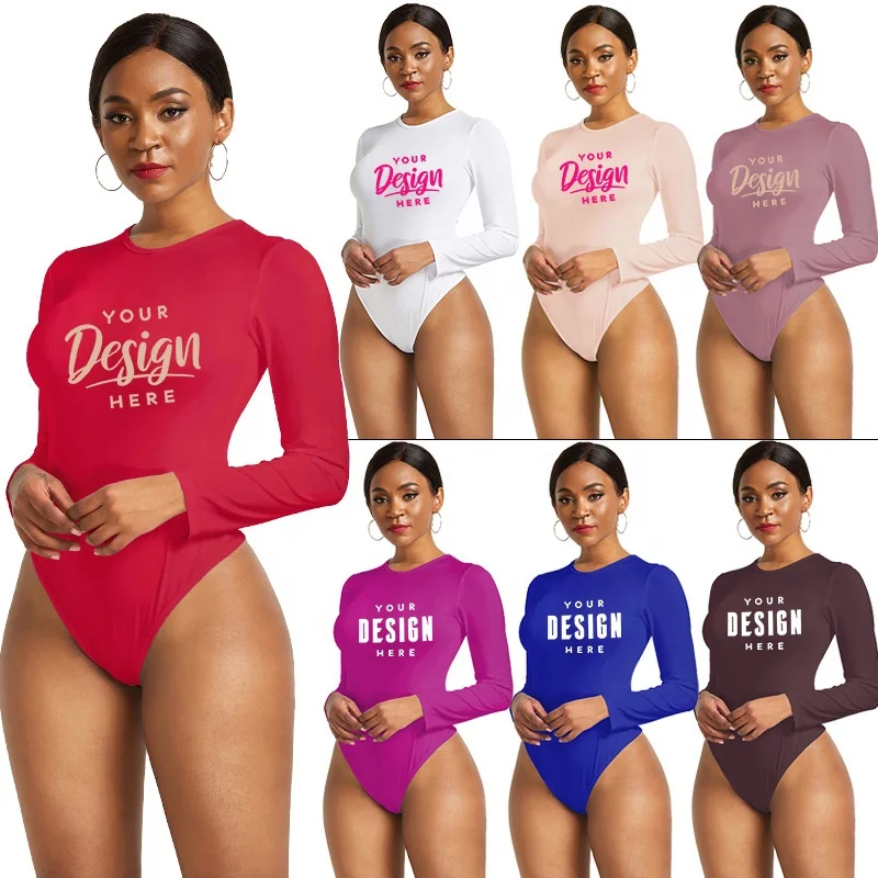 

Dropshipping Sexy Streetwear Long Sleeve Women Sexy Bodysuit Female Autumn Outerwear Nightclub Bodycon Slim Body Suit Jumpsuit, Picture