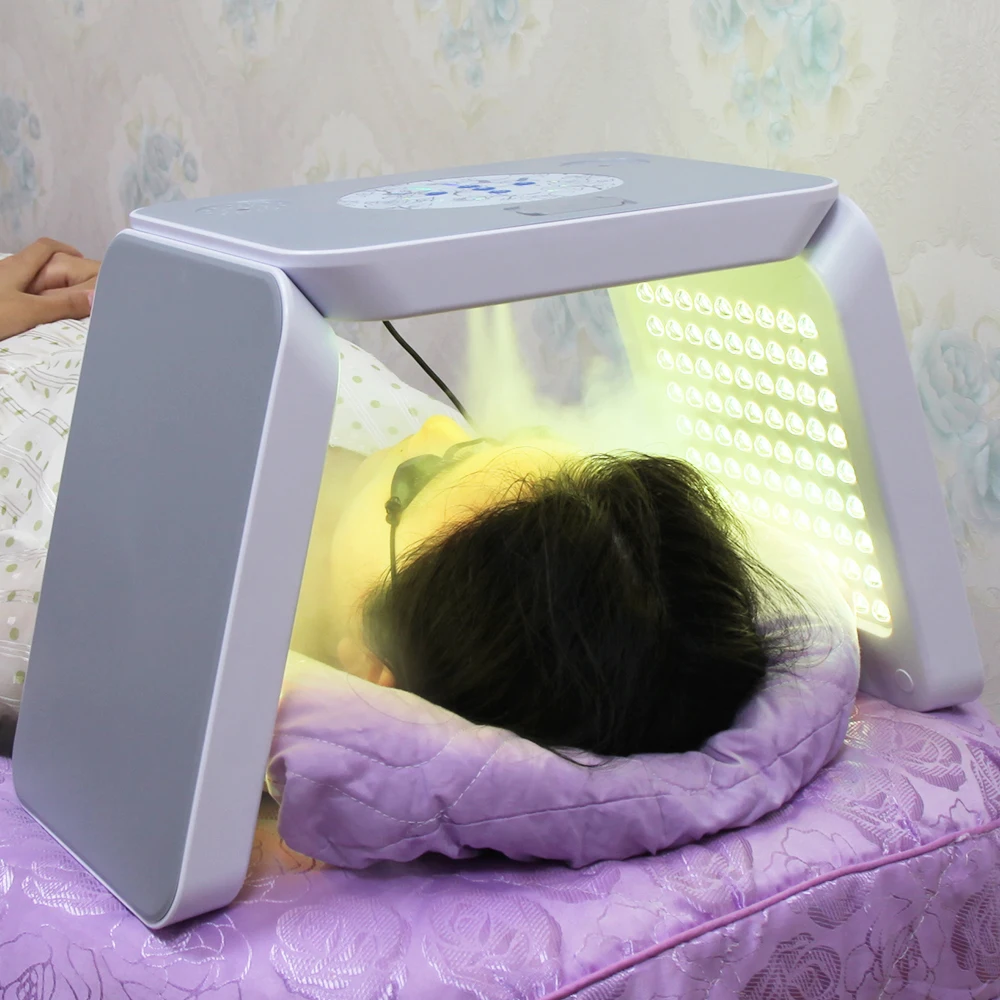 

Hot Steaming Facial Skin Care 7 Color Led Pdt Light Therapy Machine