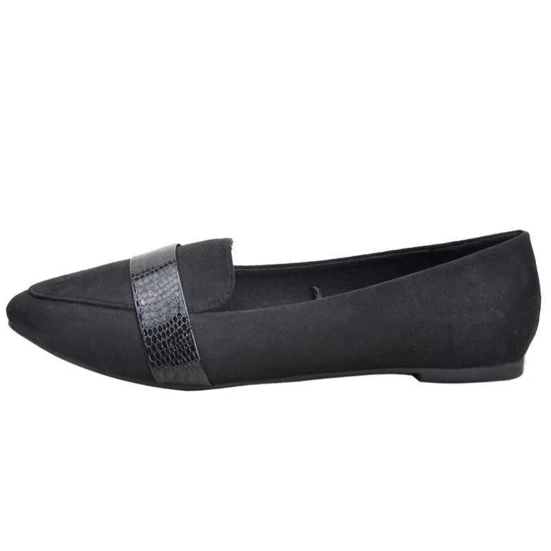 

Modern simplicity pointy toe women shoes with snake belt