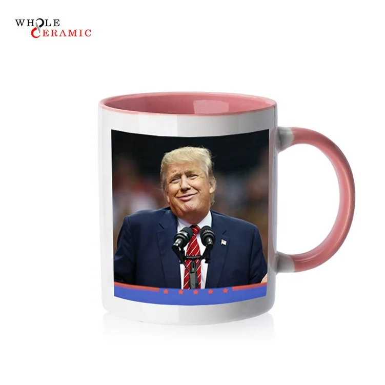 
Ceramic Magic Mug For Sublimation Mug 11Oz, 11Oz Sublimation Inner & Handle Color Coated Mug Sublimation White 