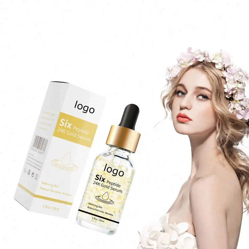

wholesale Private Label Skin Care Organic Face Anti Aging 24K Rose Gold Serum