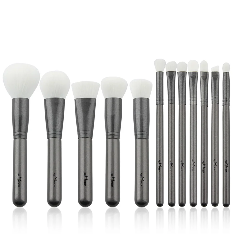 

12Pcs Professional wooden Handle Make Up Foundation Brush Set Cosmetic Makeup Brush