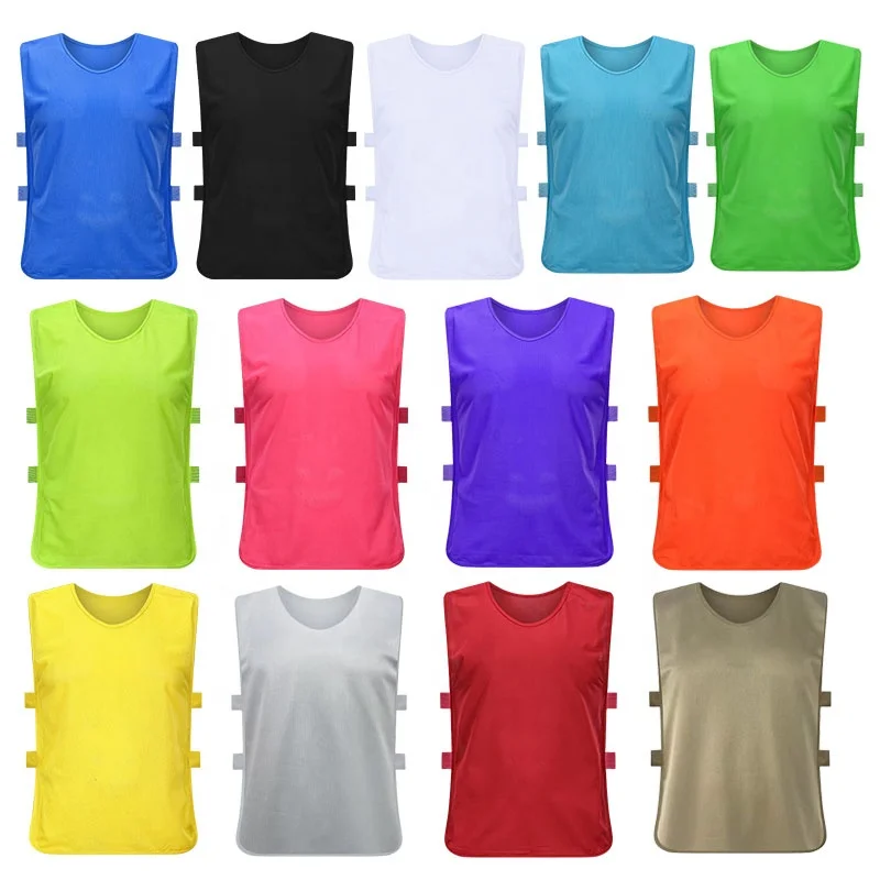 Custom soccer bibs breathable pinnies soccer vest big Mesh Football Training Vest football Bibs