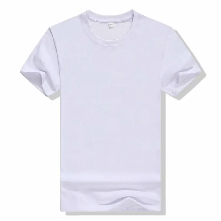 

Wholesale custom print plain blank sublimation 100% polyester white quick dry men t shirt for women