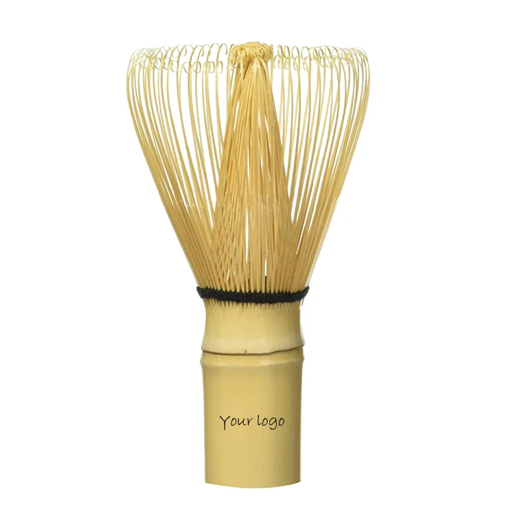 

New Customized Japanese Matcha Green Tea Powder Bamboo Tea Whisk, Natural bamboo color