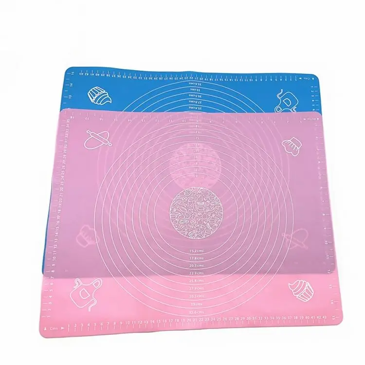 

Latest Reusable Silicone Pastry Mat Non-Stick Rolling Mat Dough Baking Mats