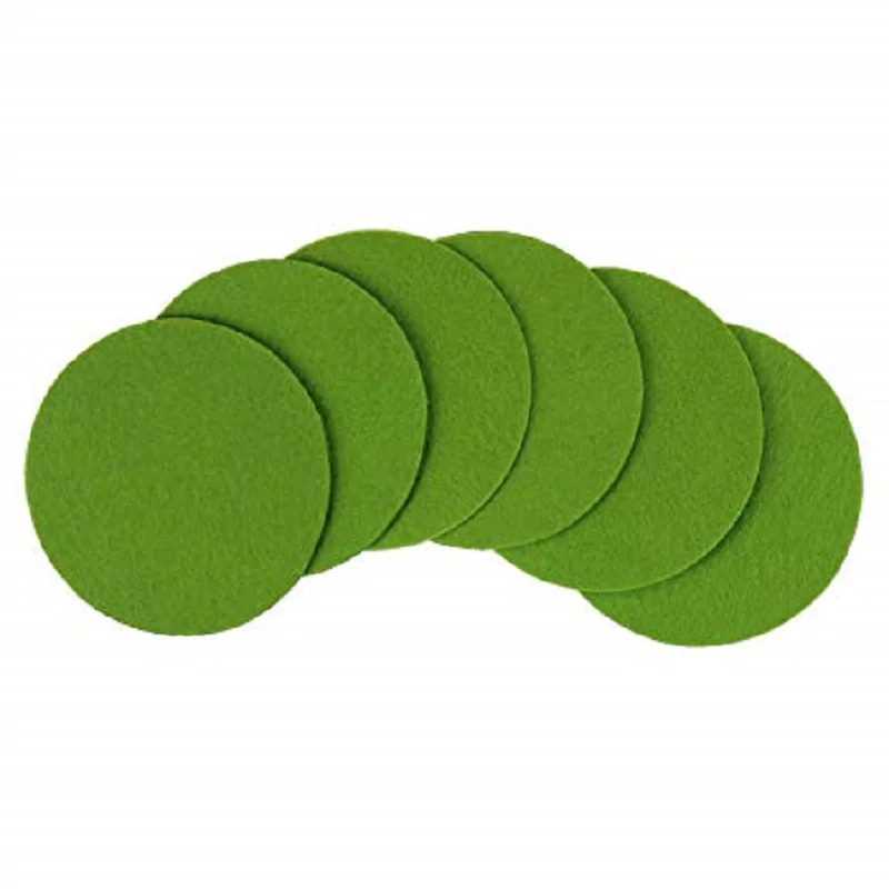 customized size felt hexagonal coasters
