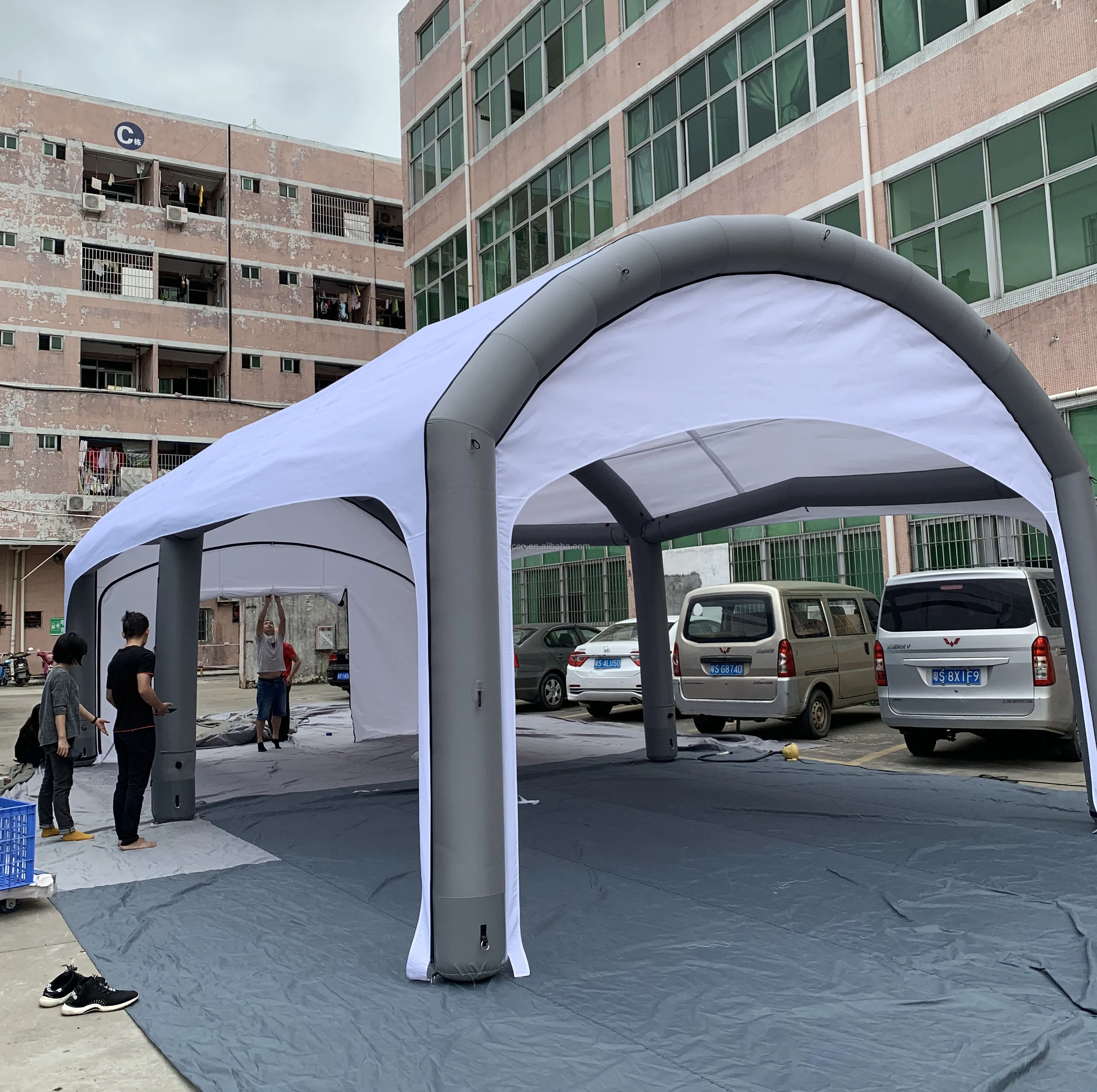 Air tight inflatable medical tent, emergency tunnel//