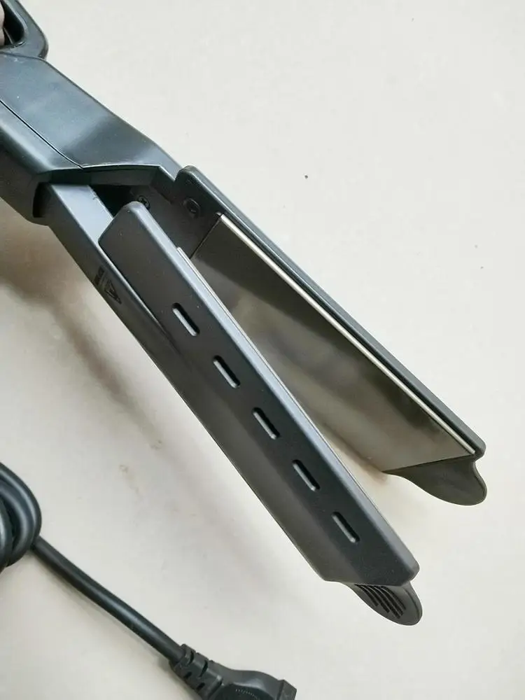 
Hair Straightener Four-gear Temperature Adjustment Ceramic Tourmaline Flat Iron Steam Hair Straightener Widen Panel Hair Curler 