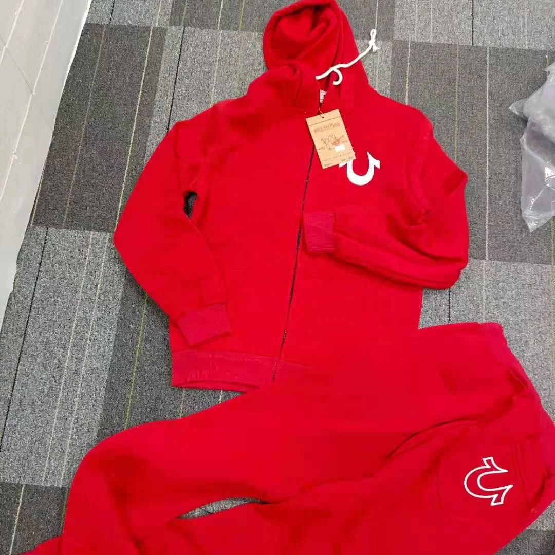 

Long Solid Color Unisex Suit Hooded Sweater Fashion Suit Small Buddha Pattern Casual Suit, Picture shows