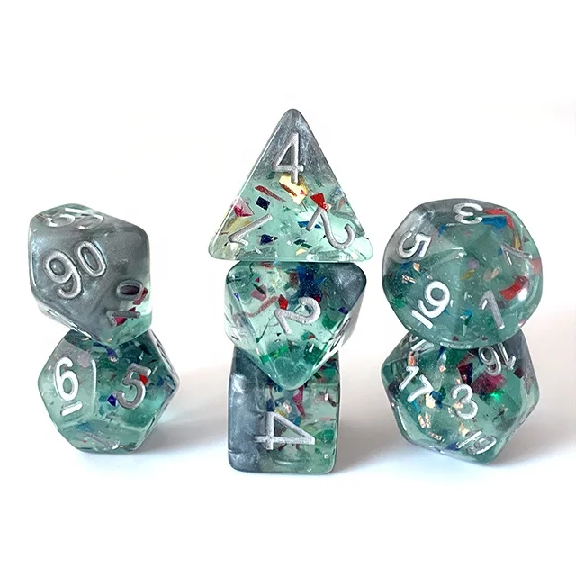 

Dice Dungeons & Dragons Polyhedral Dnd Resin DND Games  Opp Bag 10 Guaranteed 4-20sides CN;GUA YSR-04 Round Yusun