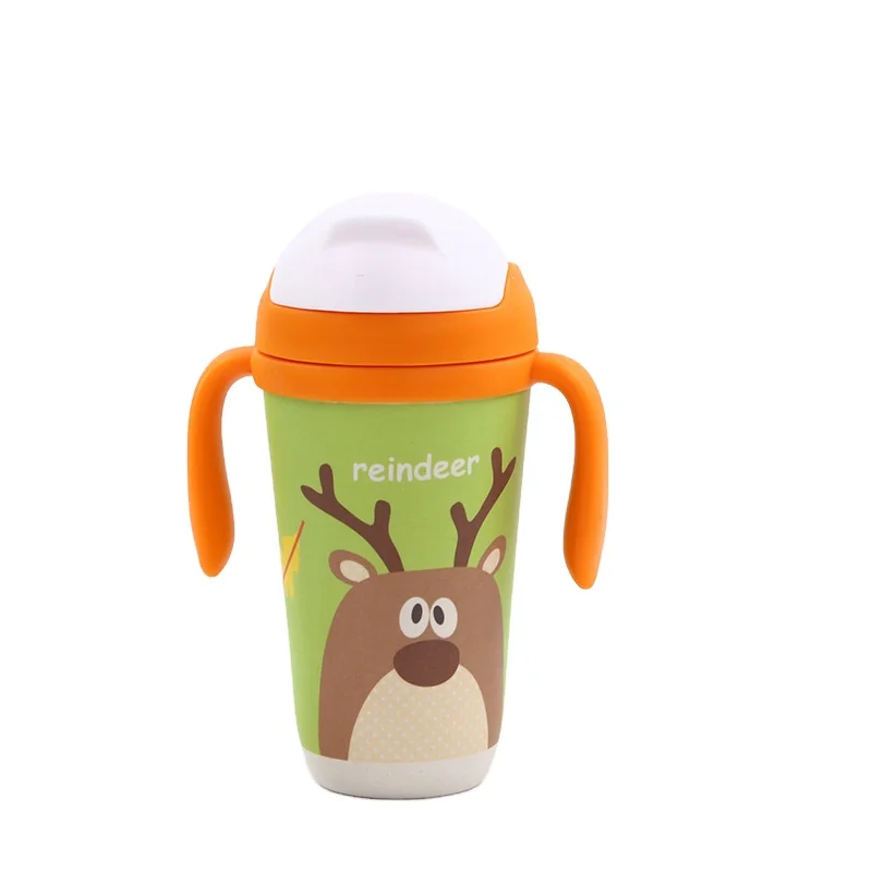 

Drinking bottle reusable elegant bamboo fiber water bottle bamboo cup, Customized color