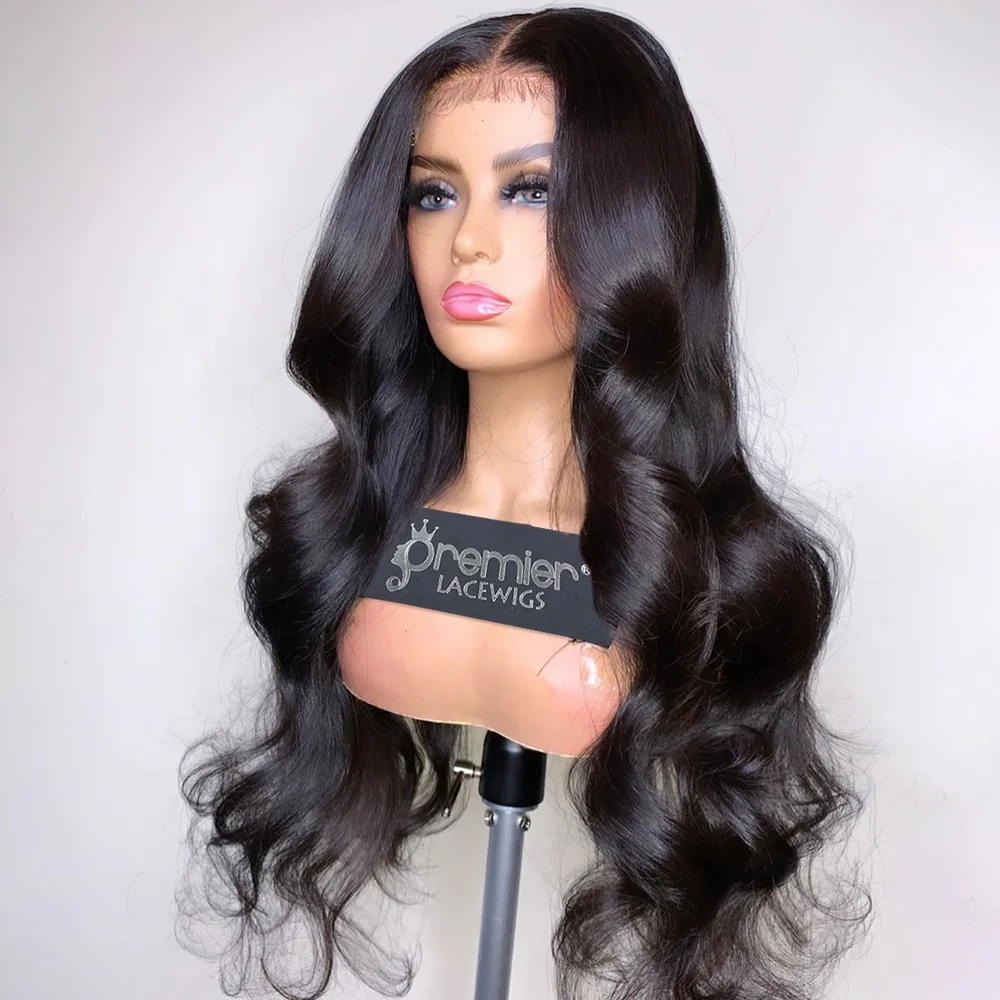 

Premier mongolian virgin hair pre plucked hairline deep bleached knots HD Lace full lace wig human hair wigs