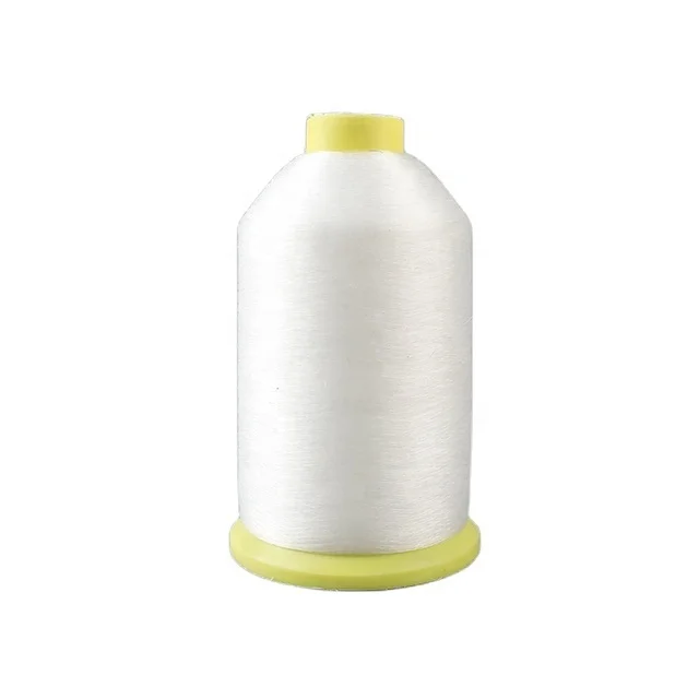 

Best Quality cheap Nylon Monofilament Yarn  white color stock for embroidery sewing knitting weaving thread, White/transparent