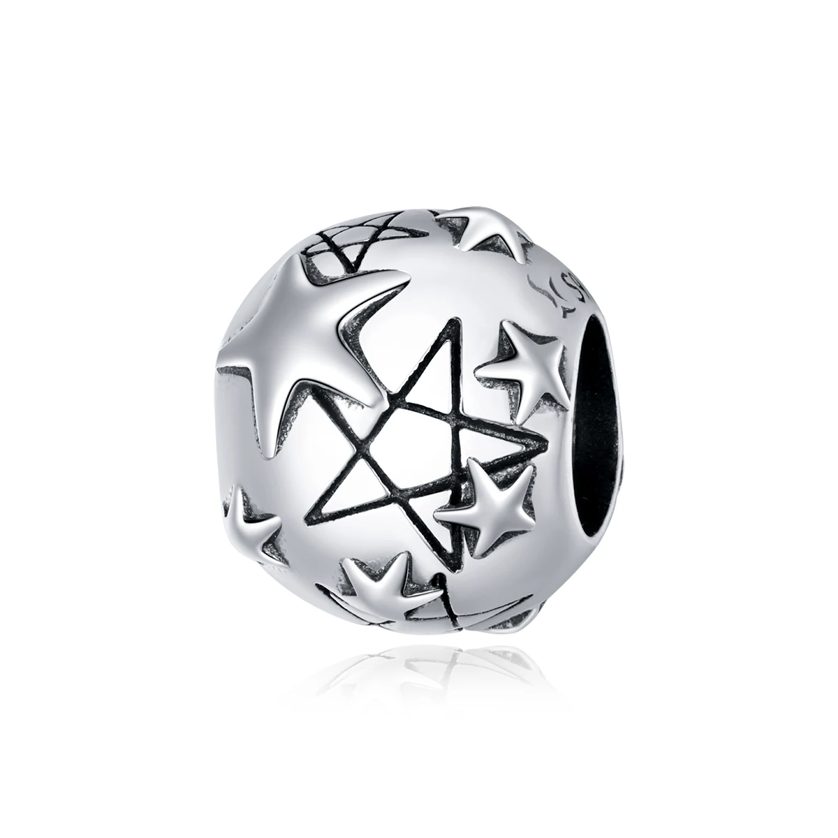 

Original Female DIY Jewelry 925 Sterling Silver Starry Sky Star Charm Beads