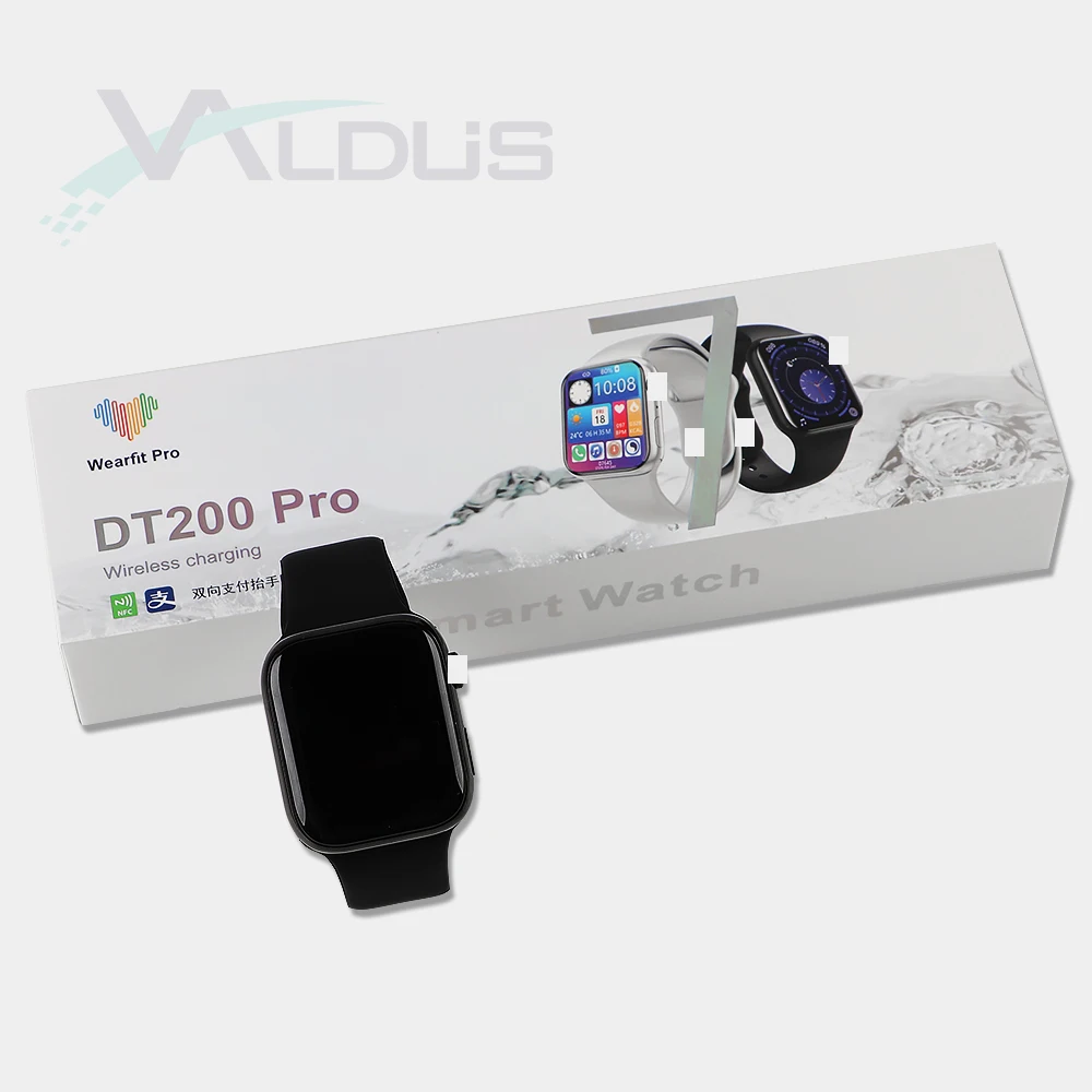 

Valdus 2022 New Iwo Smartwatch Dt200 Pro Wearfit Pro Fitness Sport Strap Reloj Inteligente Dt200pro Serie 7 Smart Watch