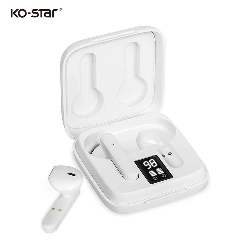 

KO-STAR True Wireless Bluetooth Earbuds with Magnetic Charging Case, Bluetooth 5.0 in-Ear Stereo Earphones