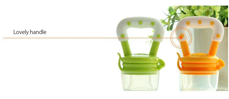 2019 Hot Seller Silicone Fresh Fruit Milk Nibbler Feeding Safe Kids Supplies Nipple Teat Pacifier Bottles