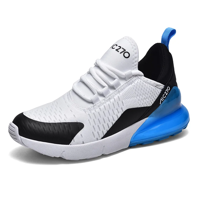 

36-46 Wholesale Factory Unisex Air Cushion Women Couple Light Mesh Sports Shoes Men Sneakers, Black,white,,,