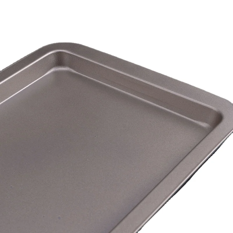 

Bakeware Sheet Pan Heavy Duty Aluminium Baking Tray Sheet Pan Non Stick Bakeware, Black and gold