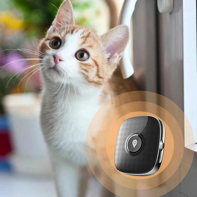 

2021 New 4G Waterproof Ip67 gps gsm tracke Mini Gps Dog Collar Pet Tracker Gps, Black