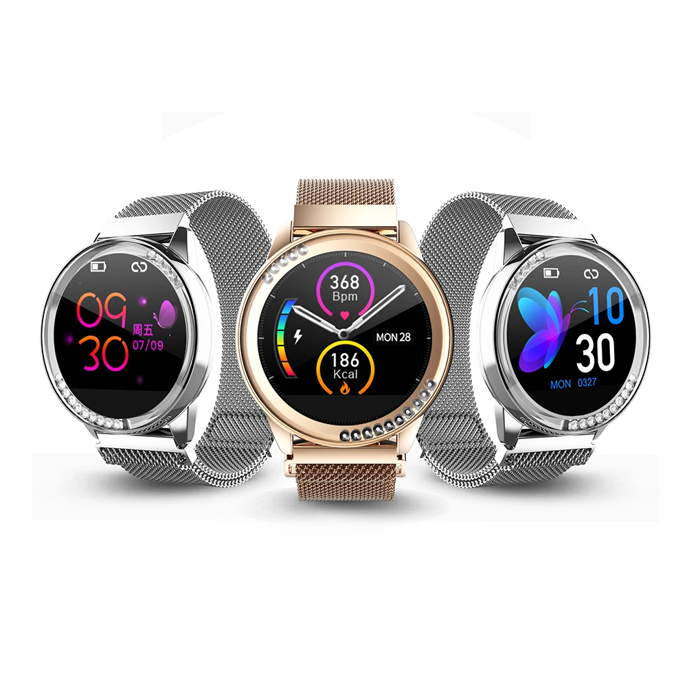

Stylish design 130mAh 1.04 inch TFT single point HD color screen luxury smart watch