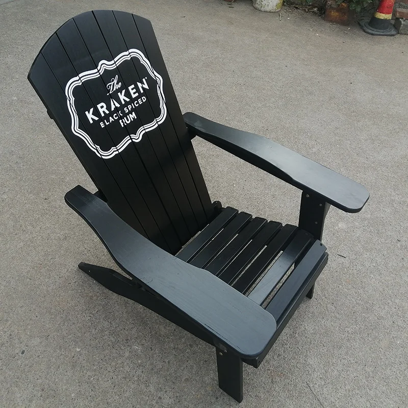 Fabrika Özel Logo Baskılı Katı Ahşap Açık Veranda Bahçe