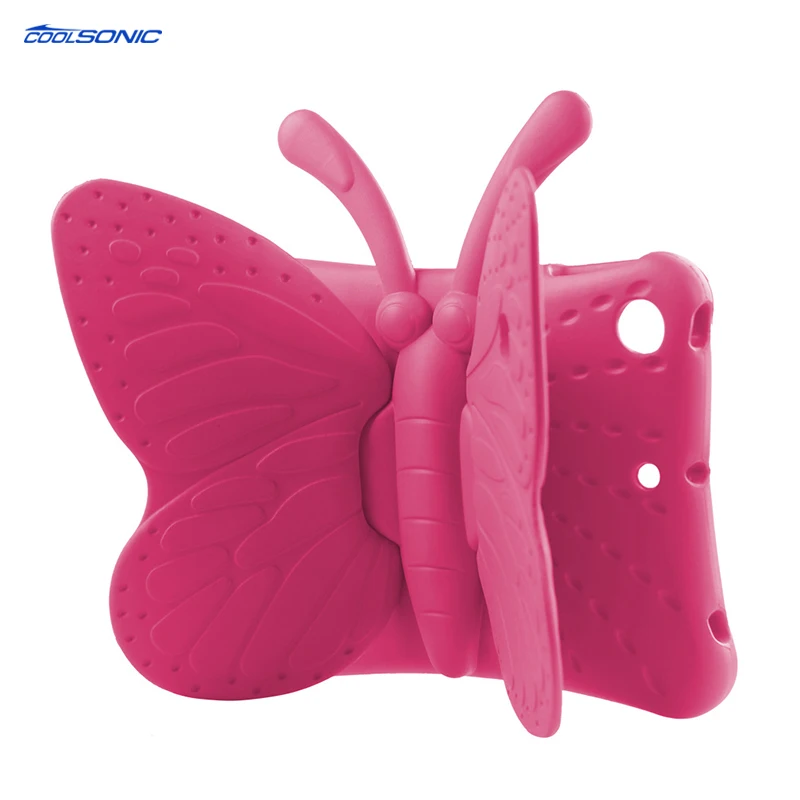 

Hot Selling Eva Rubber Butterfly Cartoon Tablet Cover For Kids For Huawei M3/T3 8inch, Multi colors