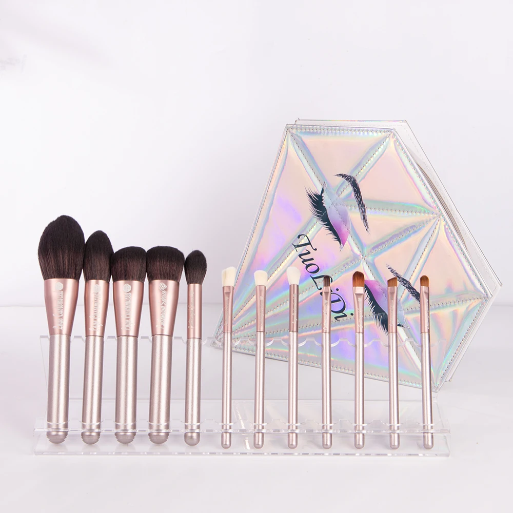 

Hot sale Wholesale 11Pcs Pink Make Up Brushes 11Pcs private label Professional Maquillaje Make-Up Brushes Set