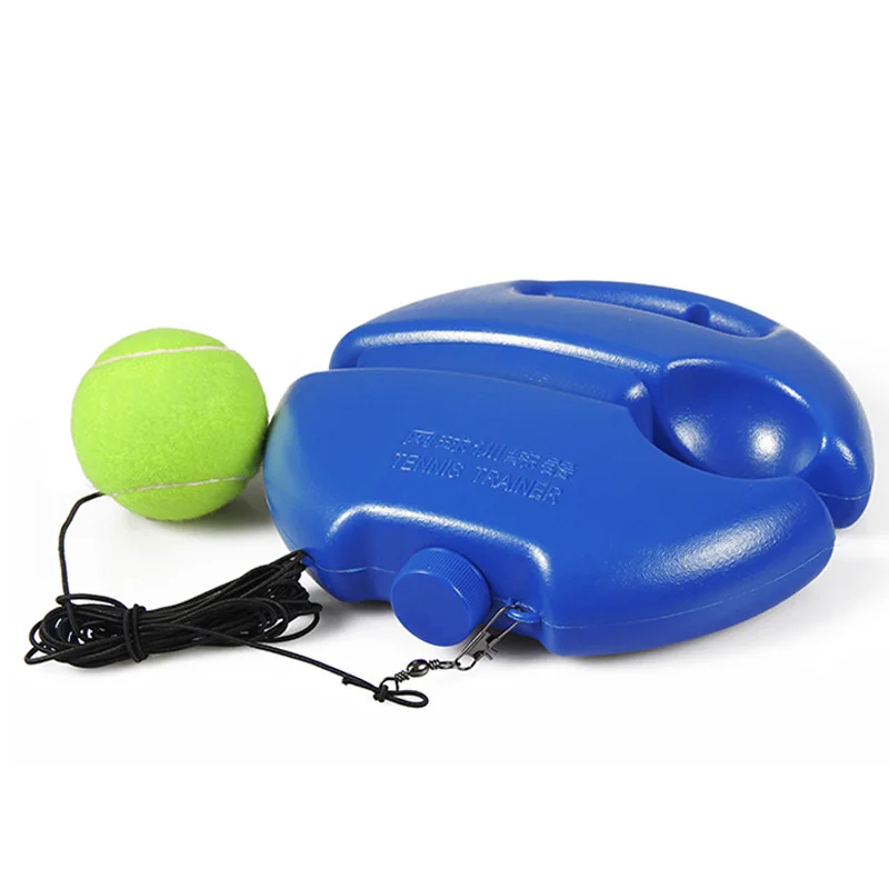 

Heavy Duty Tennis Training Tool Exercise Tennis Ball Sport Self-study Rebound Ball With Tennis Trainer Baseboard Sparring Device, Blue