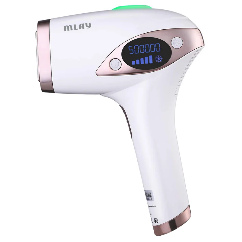 

MLAY 2020 Cool System IPL Hair Removal Laser Epilator For Women Facial Permanent Body Arm Leg Bikini Trimmer Electric Hair Remover, Pink blue green