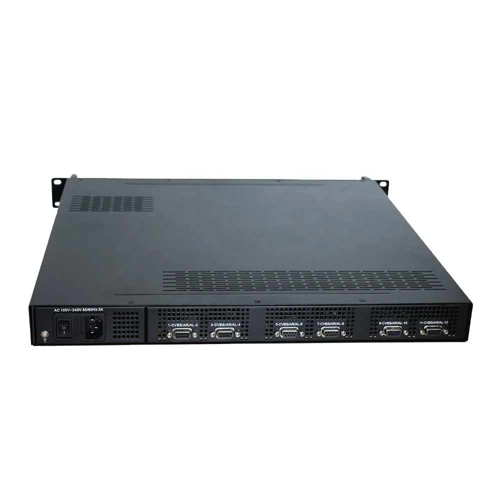 

24 CVBS analog to digital tv converter with qam modulator Mux Scrambler Over catv amplifier rf equipment