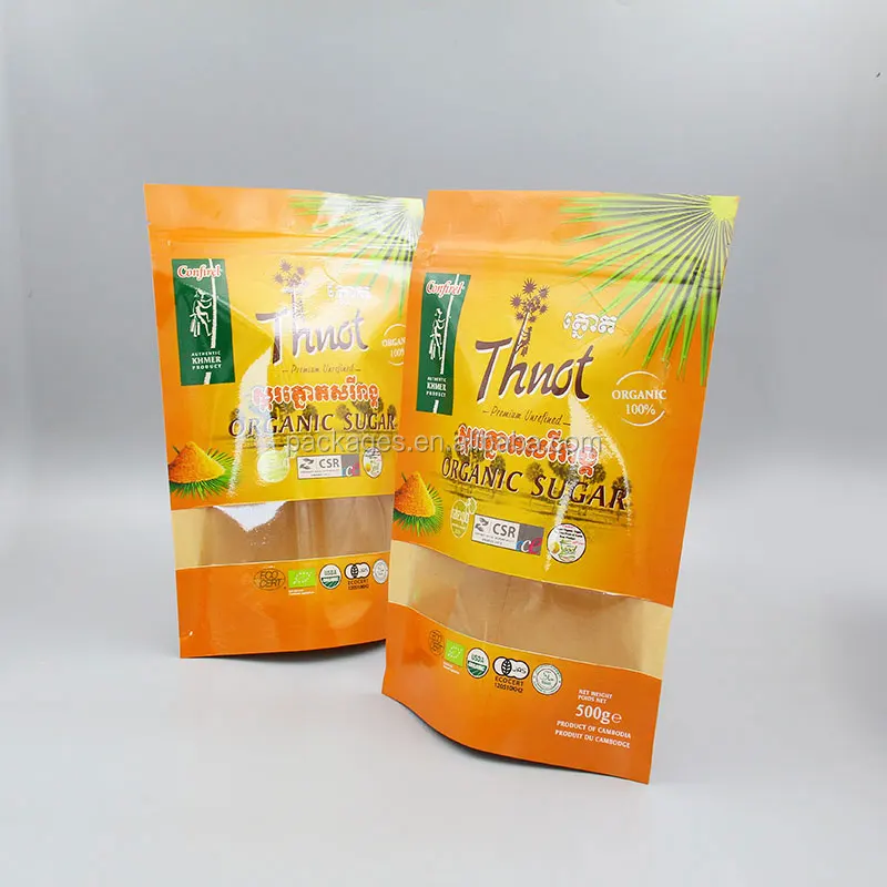 Wholesale Moistureproof Kraft Food Grade Packaging Small Wax Lined