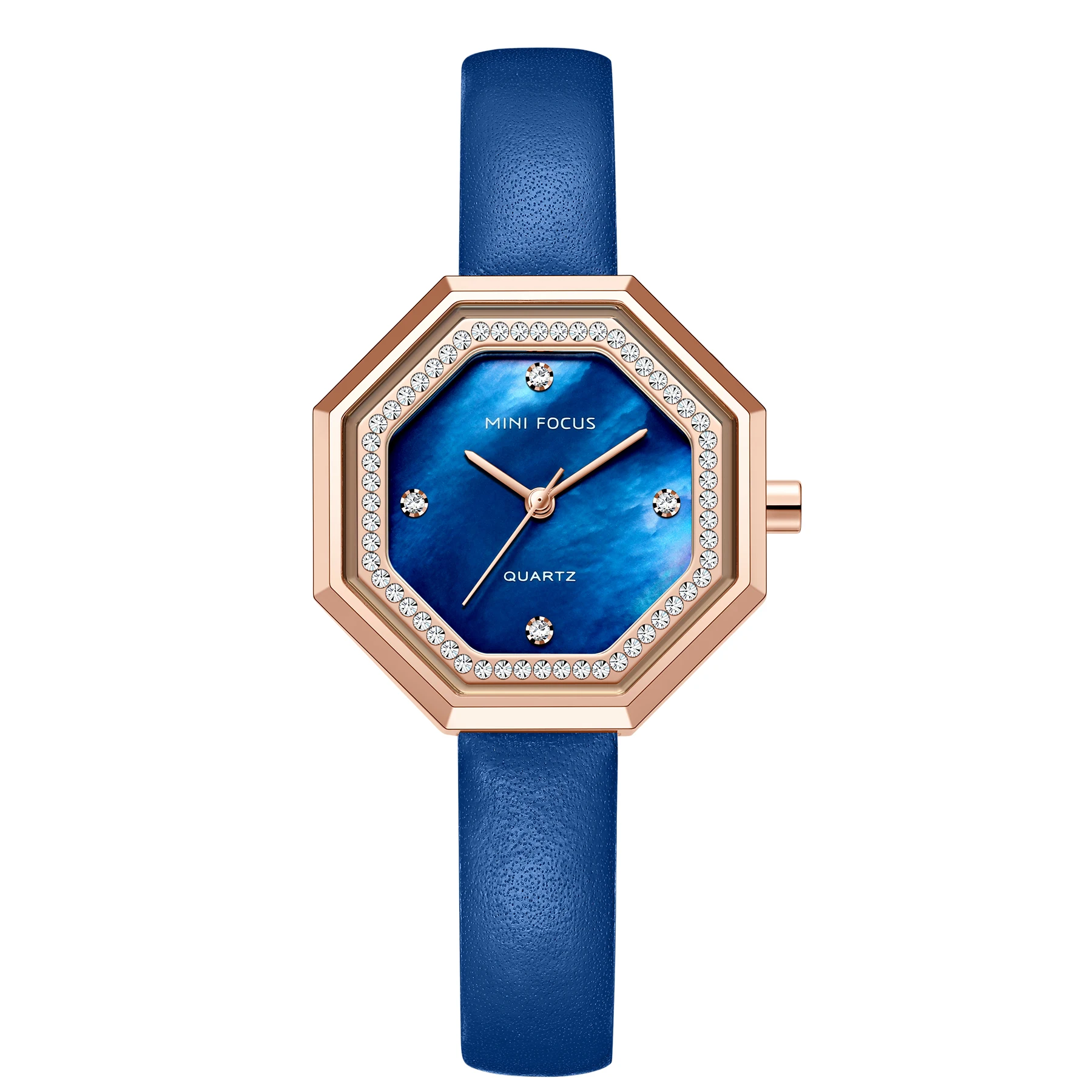 

Best Sale Leather Lady Watches 2021 Wide Wrist Ladies Alloy Girl Fashio Watch