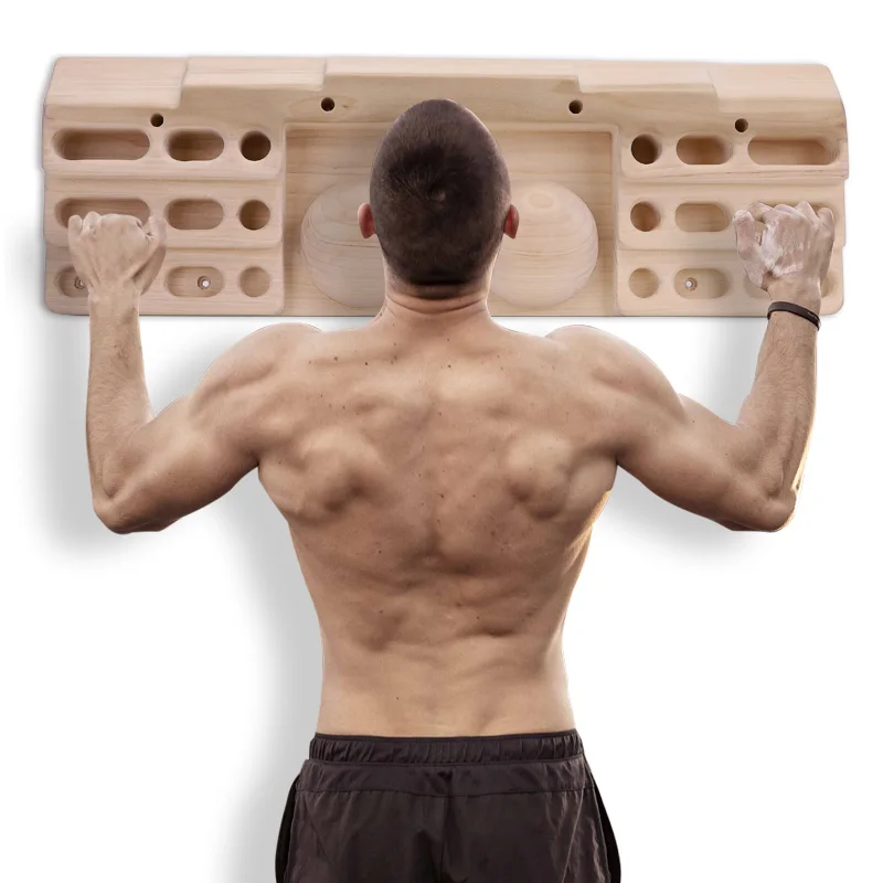 New Design Wooden Hangboard for Indoor Training for Home Sports Park Wood Rock Climbing
