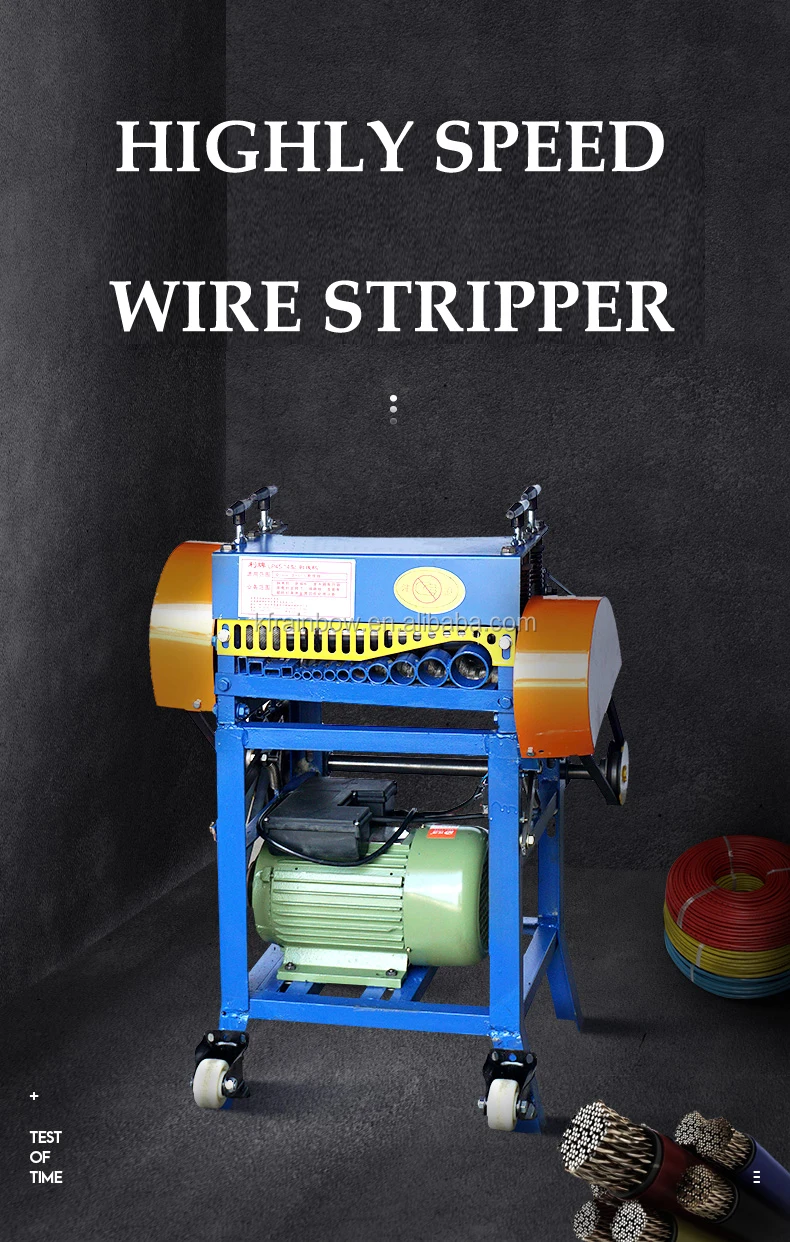 Genuine golden Wire stripper replacement cutting wheel scrap recycle 