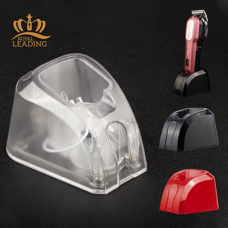 

Hot Selling Barber Hair Clipper Charging Base Transparent Trimmer Charger Stand Station Clipper Charging Dock, Black / red / transparent / customized