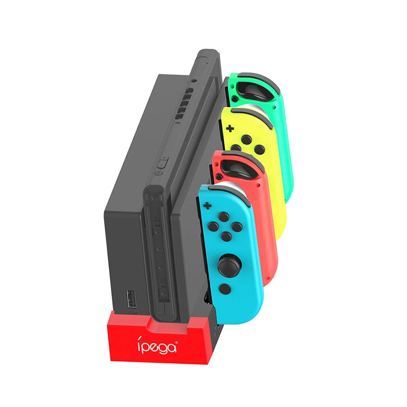 

PG-9186 Charging Dock USB Charger Station Dual Charger For Nintend Switch Joy-cons Gamepad, Black