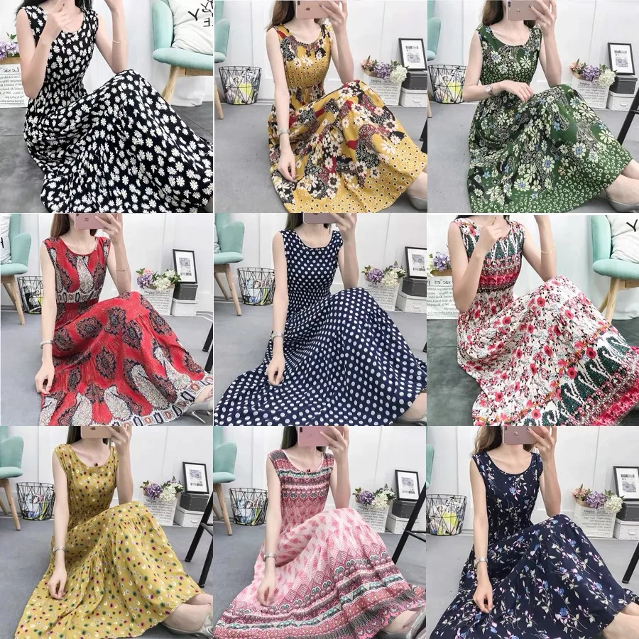 

2021 summer new Korean fashion chiffon dress high waist slim women's skirt wholesale trade
