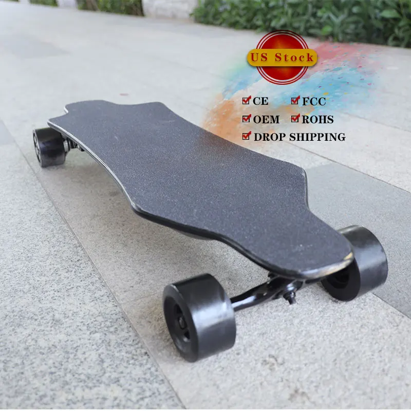 

Professional skateboard manufacturer 8 Layers canadia maple skateboard longboard decks dual motor offroad electric skate board